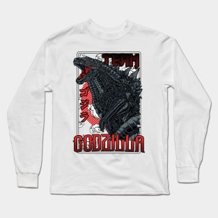 Team Godzilla - Japanese Design Long Sleeve T-Shirt